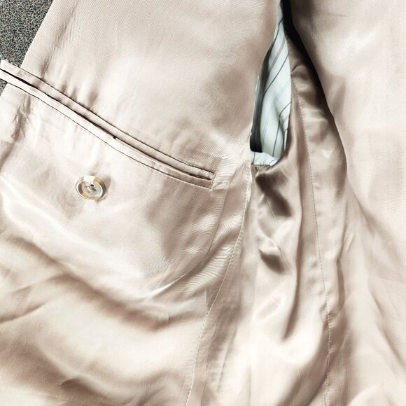 Lauren Ralph Lauren‎ Mens Wool Blazer 42R Brown Plaid 2-Button Jacket - Picture 6 of 9